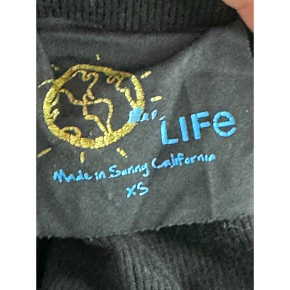 Blue Life black off shoulder short sleeves crop top size XS - Picture 5 of 10